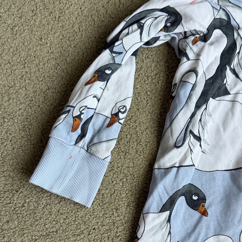 Mini Rodini Swan Print One Piece - Picture 2 of 5